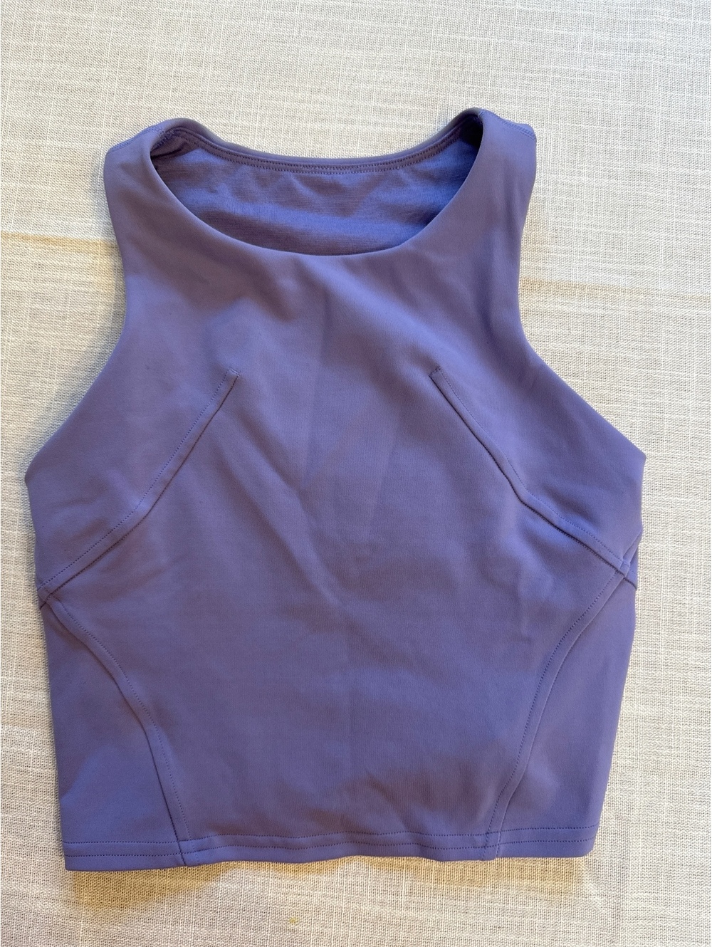 Lululemon Lavender Racerback Crop Tank Top Size 0
